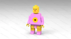 دانلود فایل سه بعدی اسباب بازی دختر صورتی