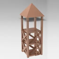 دانلود فایل سه بعدی برج بلند