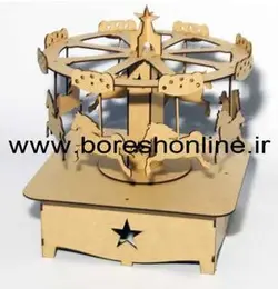 دانلود فایل ماکت چرخ و فلک چوبی
