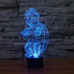 دانلود فایل بالبینگ سه بعدی لاک پشت عینک دار