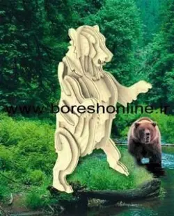 دانلود فایل ماکت خرس وحشی