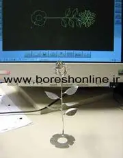 دانلود فایل ماکت گل رز استیل خم شونده