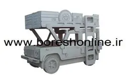 دانلود فایل ماکت جیپ با نردبان