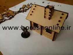 دانلود فایل ماکت خانه با دودکش