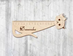 دانلود فایل لیزری خط کش طرح گربه