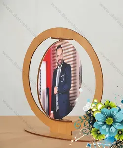 دانلود فایل لیزری قاب عکس رومیزی طرح چرخان