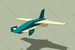 دانلود فایل لیزری ماکت هواپیما ساده