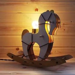 دانلود فایل لیزری روروئک طرح ماکت اسب