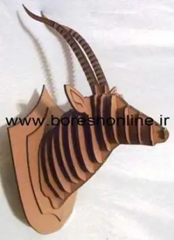 دانلود فایل ماکت سر گوزن