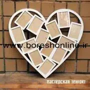 دانلود فایل قاب عکس دیواری طرح قلب بزرگ