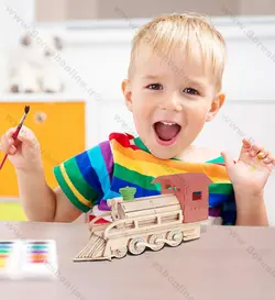 دانلود فایل لیزری ماکت لوکوموتیو