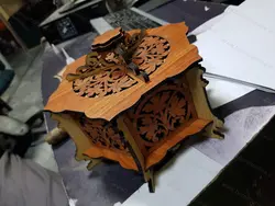 دانلود فایل لیزری شکلات خوری چوبی