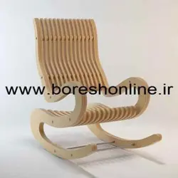 دانلود فایل صندلی موج دار چوبی
