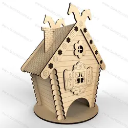 دانلود فایل لیزری ماکت کلبه