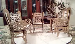 دانلود فایل لیزری ماکت مبل تک نفره و  2 نفره