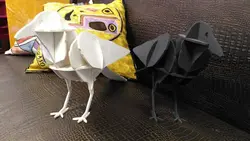 دانلود فایل لیزری ماکت کلاغ