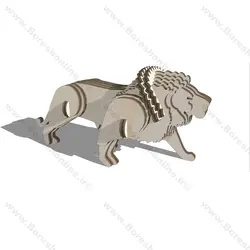 دانلود فایل لیزری ماکت شیر