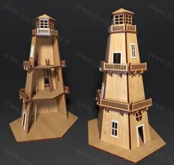 دانلود فایل لیزری ماکت برجک