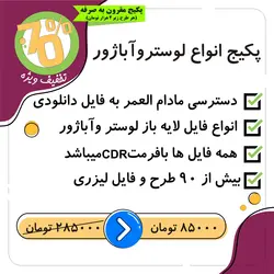 پکیج انواع لوستر و آباژور