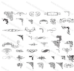 دانلود فایل لیزری وکتور حاشیه