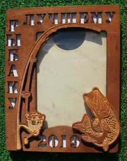 دانلود فایل لیزری قاب عکس چوبی