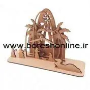 دانلود فایل تندیس چوبی شتر و نخل