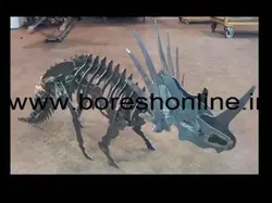 دانلود فایل ماکت دایناسور شاخ دار