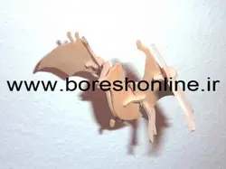 دانلود فایل ماکت خفاش چوبی
