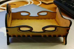 دانلود فایل لیزری تخته خواب عروسک