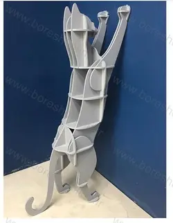 دانلود فایل لیزری ماکت گربه ایستاده