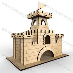دانلود فایل لیزری ماکت ورودی قلعه