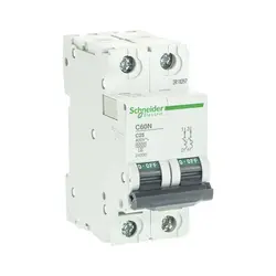 کلید مينياتوری دو پل 25 آمپر موتوری اشنایدر الکتریک