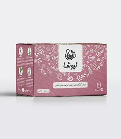 دمنوش گل گاوزبان و به لیمو و زیرفون و سنبل الطیب کیسه ای نیوشا (20عددی)