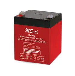 باتری خشک 12 ولت 4/5 آمپر ام اس کو