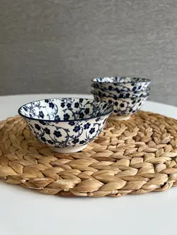 کاسه ماست خوری دنی هوم- طرح گل سرمه ای