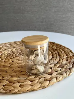 بانکه پیرکس گرد درب بامبو- قطر 6.5 سانت