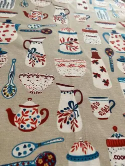 رومیزی داک طرح ظروف