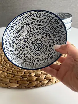کاسه آبگوشت خوری دنی هوم- طرح x سرمه ای