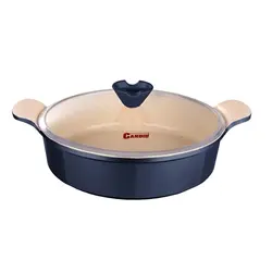 ماهیتابه دو دسته کاندید- سری اسکار- رنگ سرمه ای