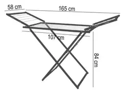 رخت آویز بزرگ چوبی KWI