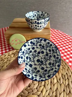 کاسه ماست خوری دنی هوم- طرح گل سرمه ای