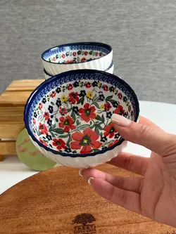 کاسه ماست خوری پاشاهوم- طرح گلگلی