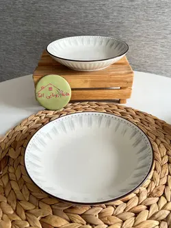 بشقاب گود روستیک پاشاهوم- طرح سایه روشن