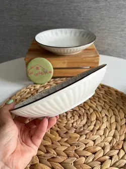 بشقاب گود روستیک پاشاهوم- طرح سایه روشن