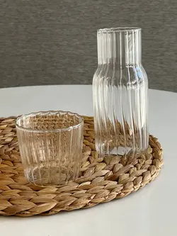 پارچ شب و لیوان پیرکس طرح کدو