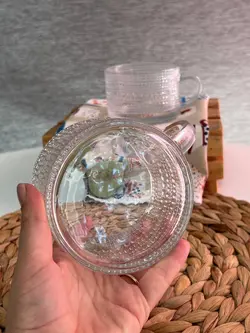 فنجان لته خوری روما- طرح برفی لبه ساده