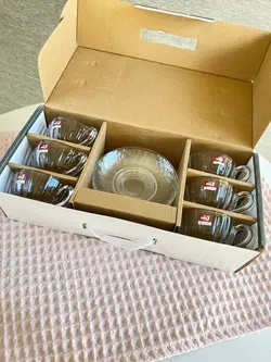 قیمت و خرید فنجان نعلبکی چایخوری طرح کدو deli