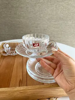 قیمت و خرید فنجان نعلبکی چایخوری طرح کدو deli