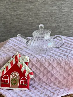 قیمت و خرید قوری زعفران پیرکس طرح کدو