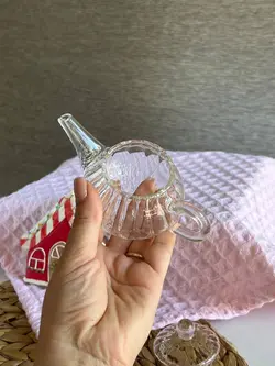 قیمت و خرید قوری زعفران پیرکس طرح کدو